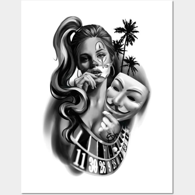 Chicano girl Wall Art by ashmidt